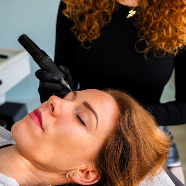 Natuurlijk resultaat van Hairstroke Brows met fijne, realistische wenkbrauwhaartjes bij IMPROVE by Charity in Amstelveen.